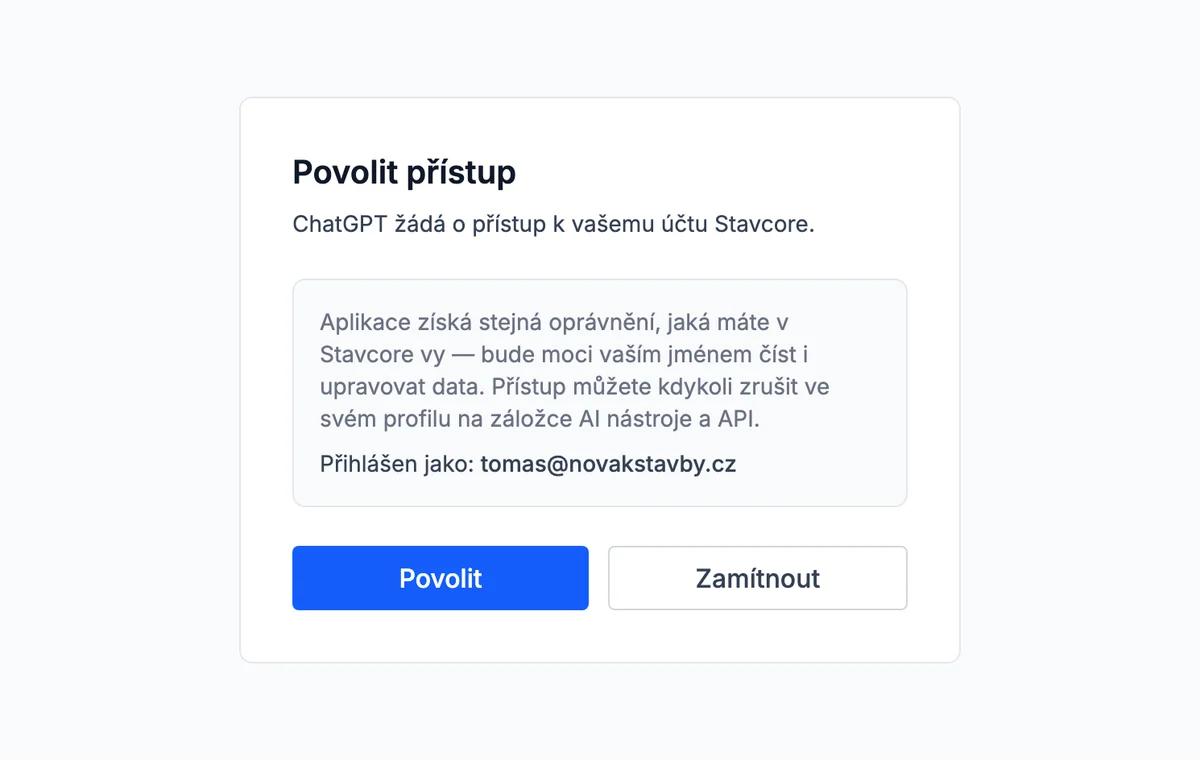 Přístup potvrdíte přihlášením
